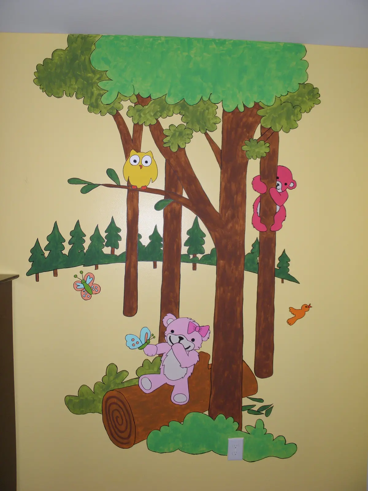 Teddy's Wooded Wonderland P 2 Wall Mural 2