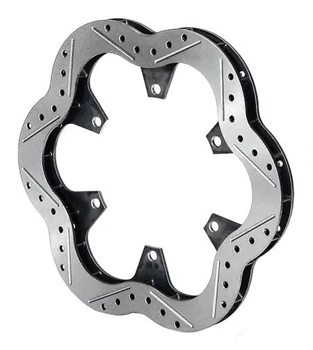 Wilwood 10.5" Super Alloy Scalloped Sprintcar Inboard Rotor 1