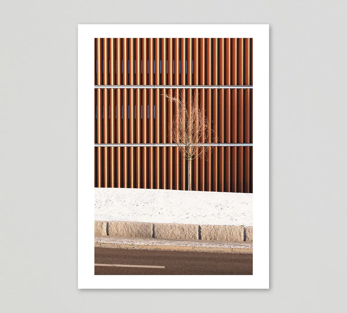 Andrés Gallardo Albajar Print 'Urban Geometry, Stockholm' - Limited Edition Of 25 1