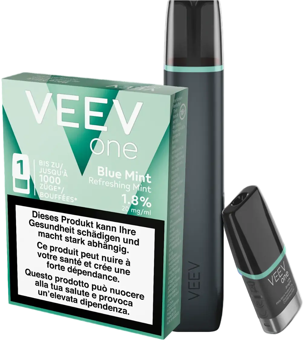 Veev Starter Kit Blue Mint + Blue Mint Pod 1