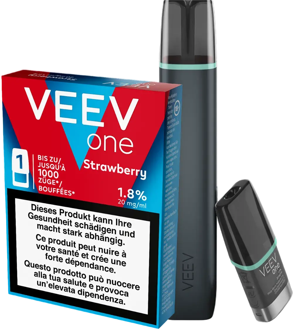 Veev Starter Kit Blue Mint + Strawberry Pod 1