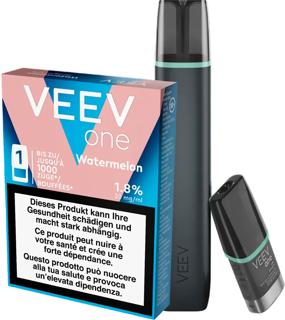 Veev Starter Kit Blue Mint + Watermelon Pod 1