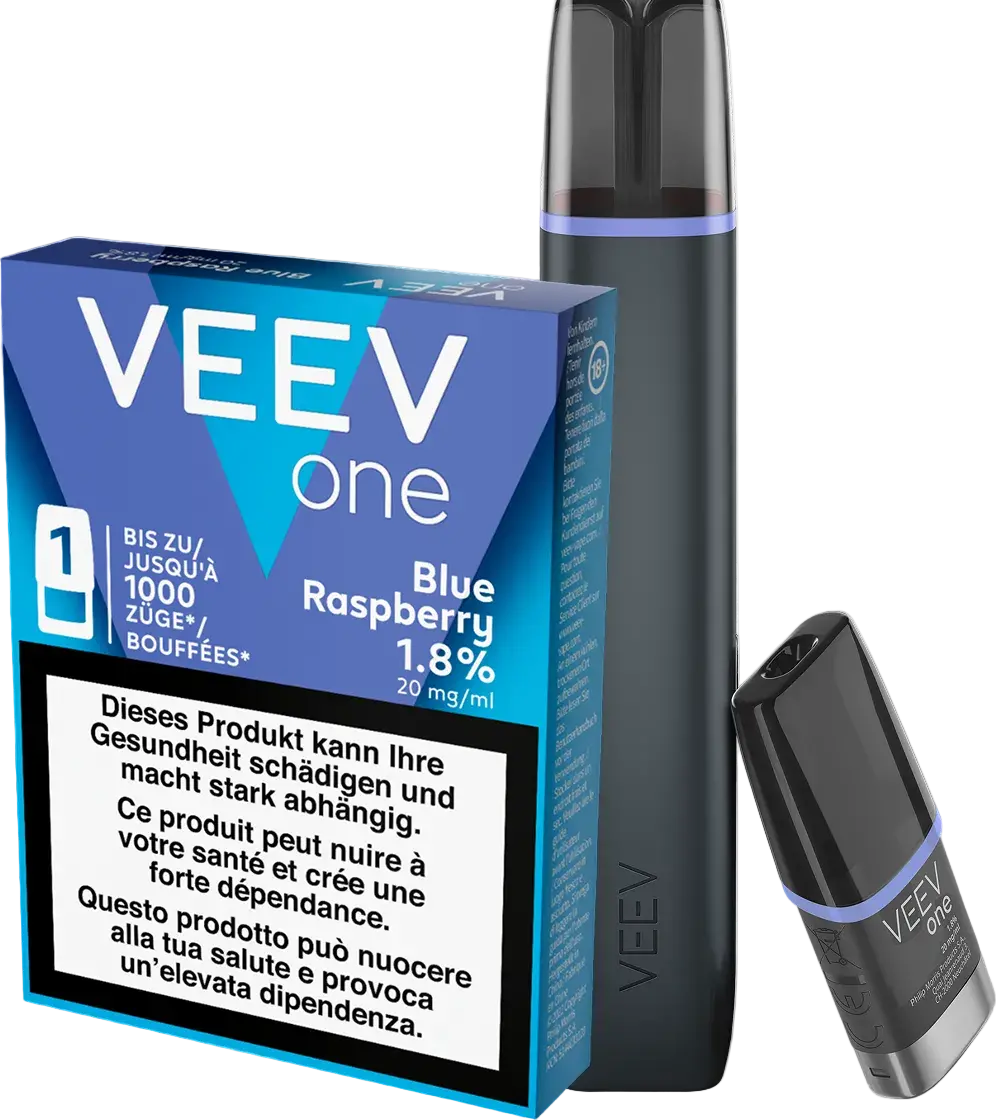 Veev Starter Kit Blue Raspberry + Blue Raspberry Pod 1