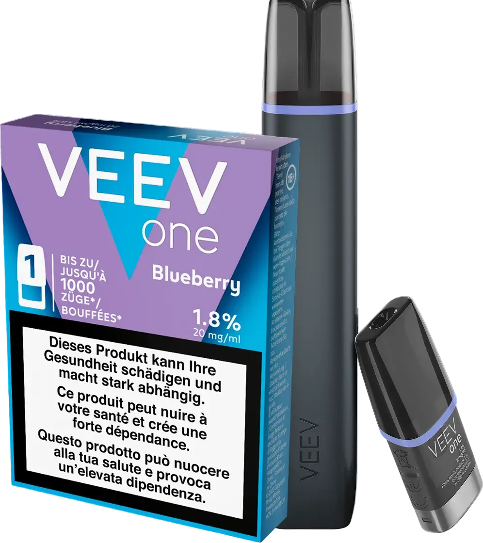 Veev Starter Kit Blue Raspberry + Blueberry Pod 1