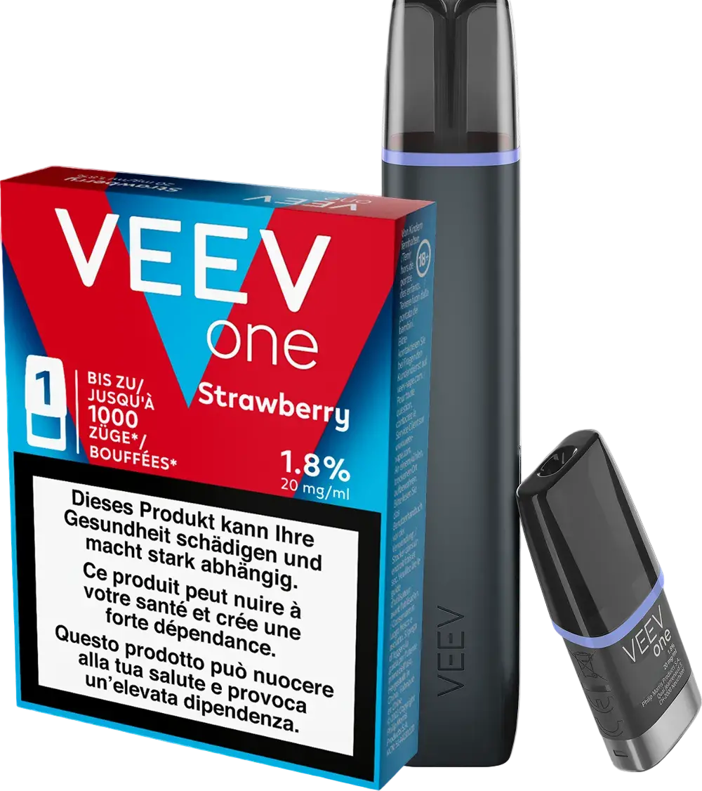 Veev Starter Kit Blue Raspberry + Strawberry Pod 1