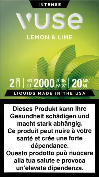 Vuse Pod Lemon & Lime 20Mg 2Pods 1