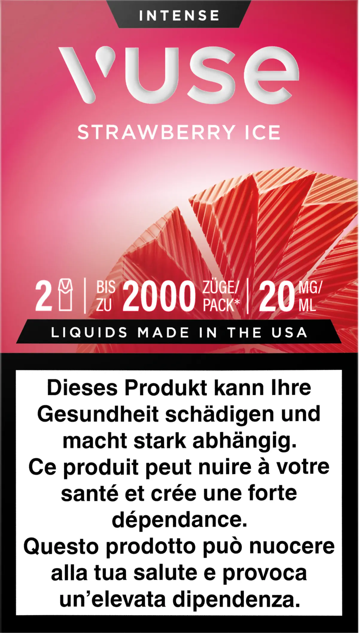 Vuse Pod Strawberry Ice 20Mg 2Pods 1