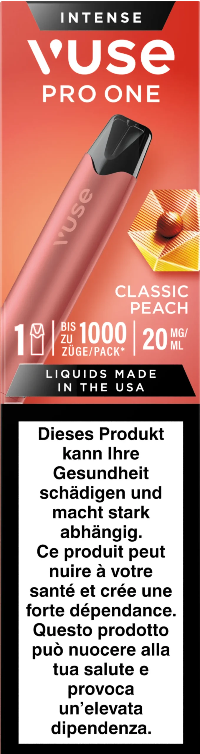 Vuse Pro One Pen Classic Peach 20Mg 1