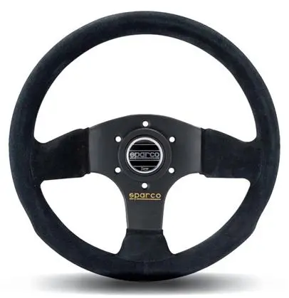 Sparco Strwhl 300 Suede Black 1