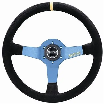 Sparco Strwhl Monza L550 Suede Blk/Bl 1