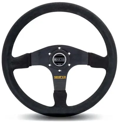 Sparco Strwhl 375 Suede Black 1