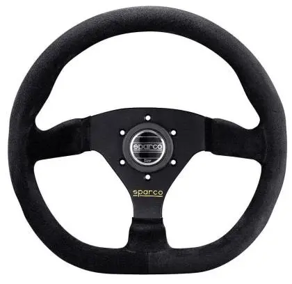 Sparco Strwhl L360 Ring Suede Black 1