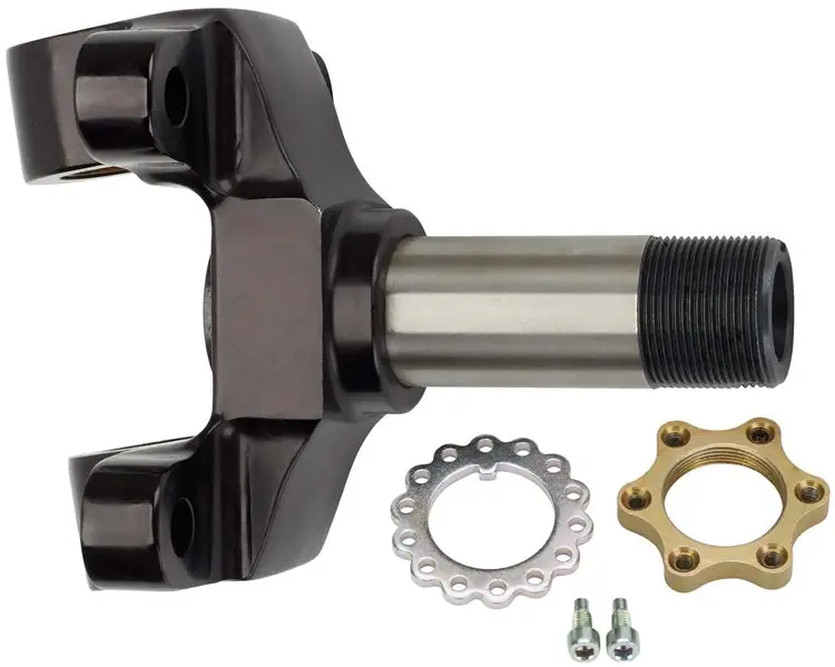 Dmi Midget Aluminium Spindle, Steel Snout - Black 1