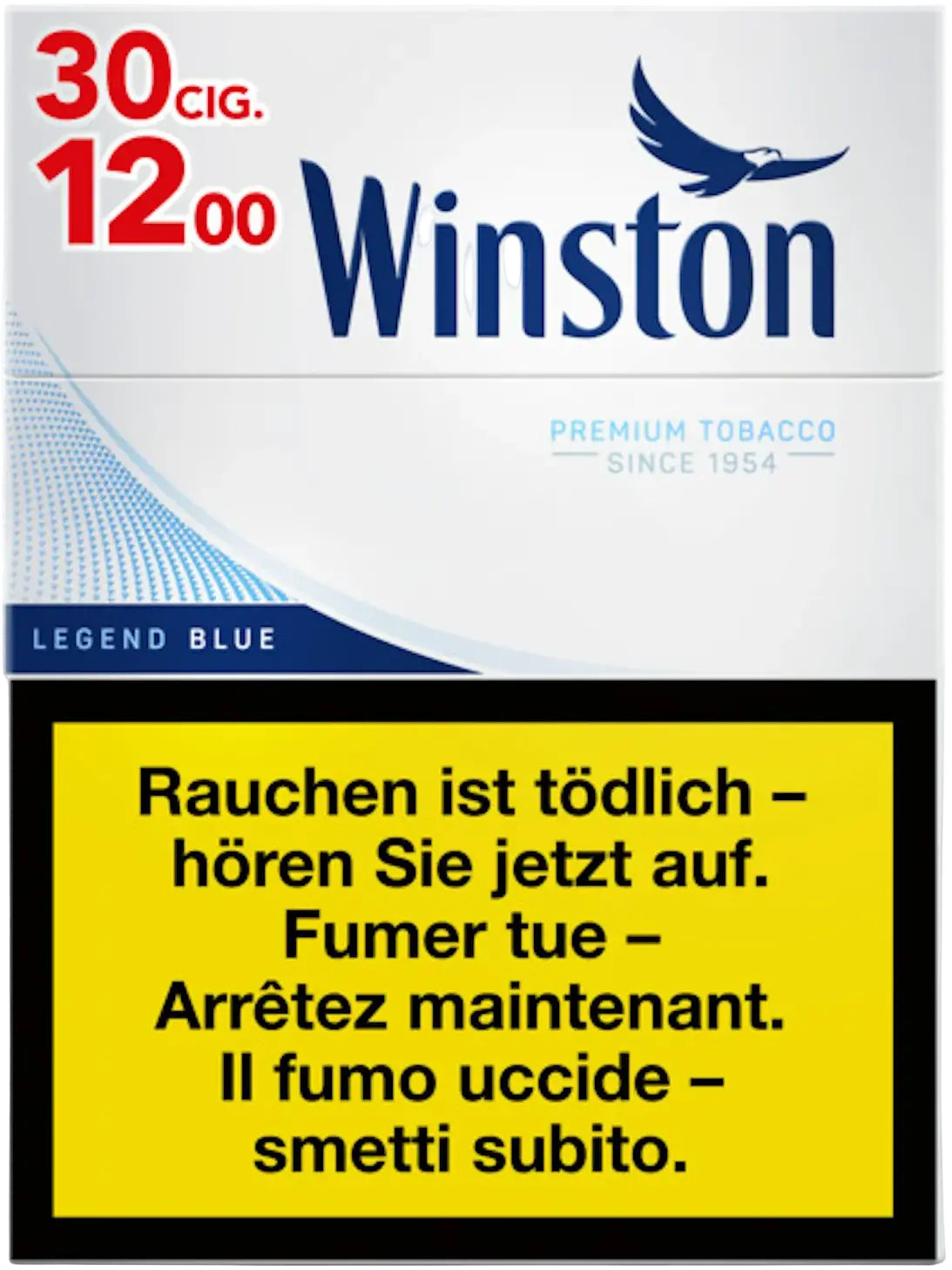 Winston Legend Blue Big Pack 30 Cigarettes 1