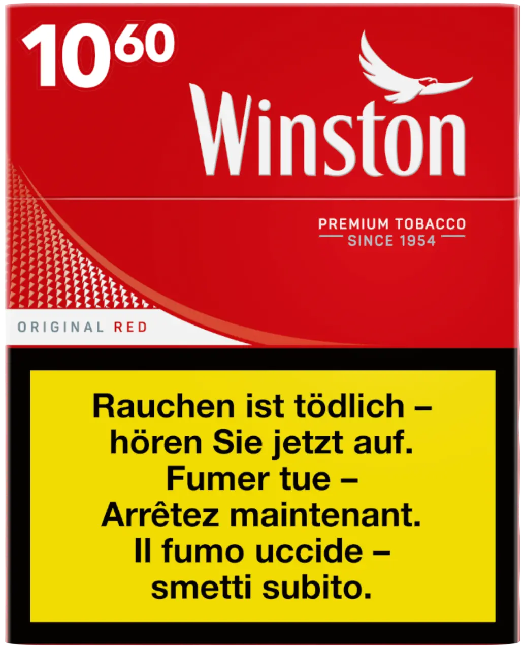 Winston Original Red Box Big Pack 25 Cigarettes 1