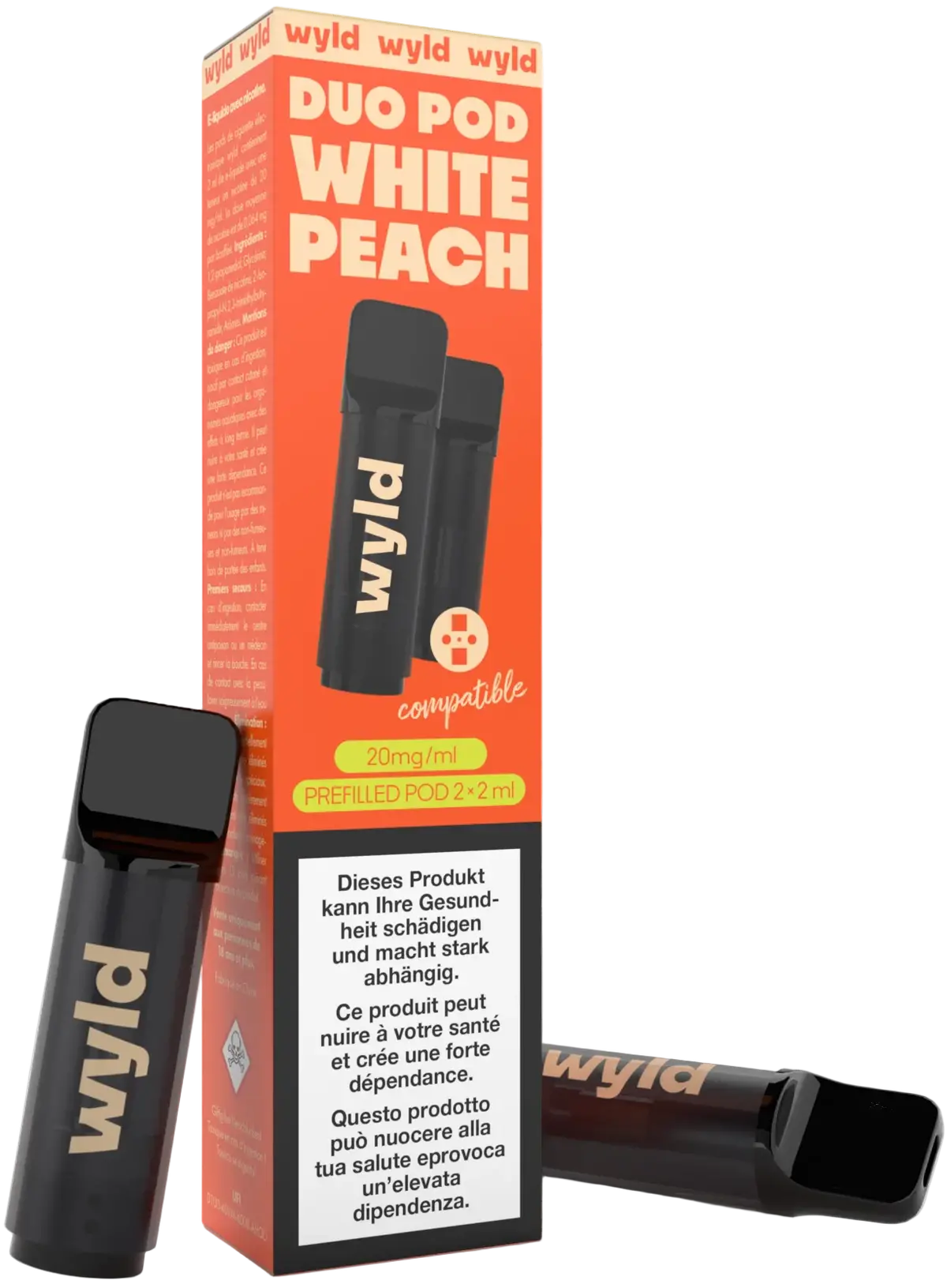 Wyld White Peach 2Pods 2Ml 1