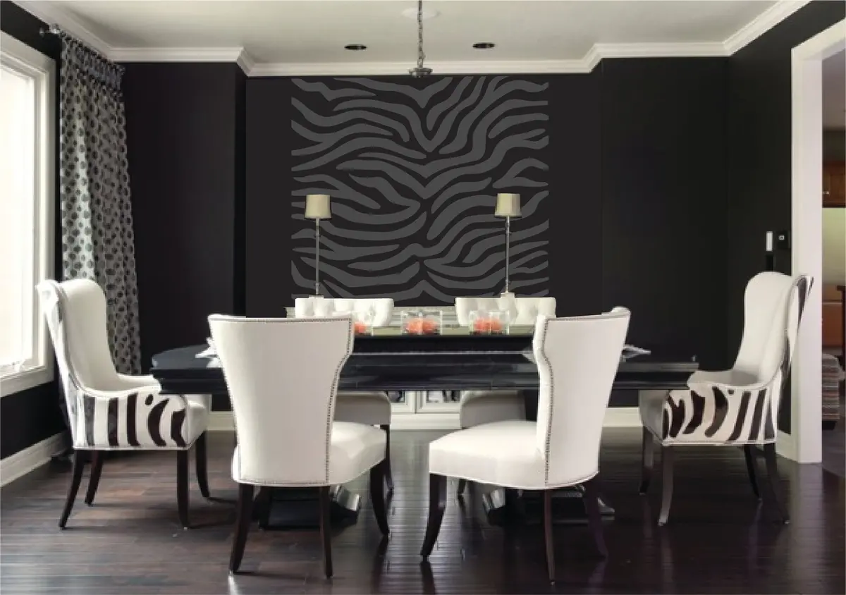 Zebra Stripes - Large Wall Mural 2