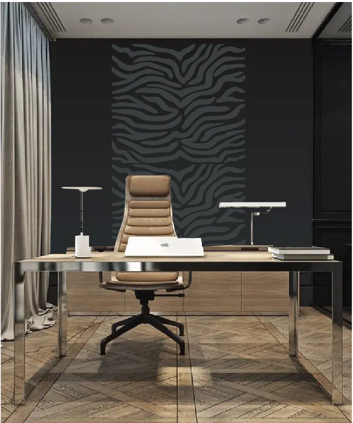 Zebra Stripes - Small Wall Mural 1
