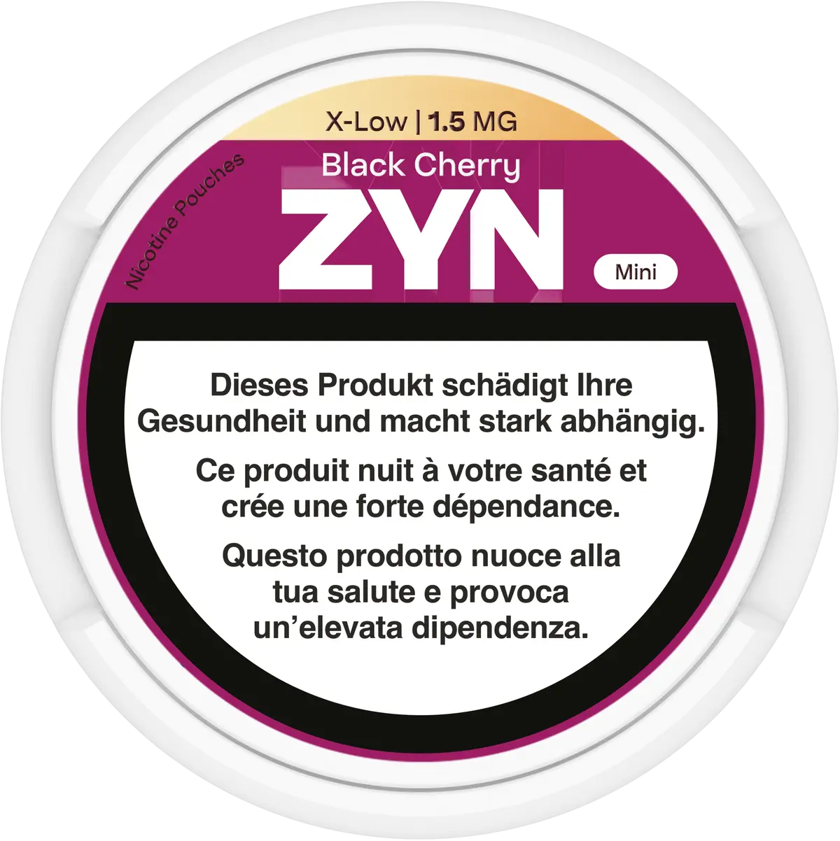 Zyn Mini Black Cherry X-Low 1.5Mg 1