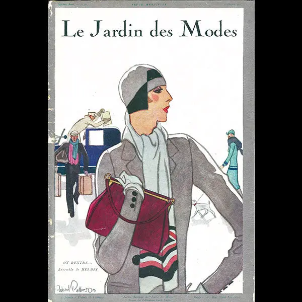 Le Jardin Des Modes, N°99, 15 Octobre 1927, Couverture De Robert Patterson 1