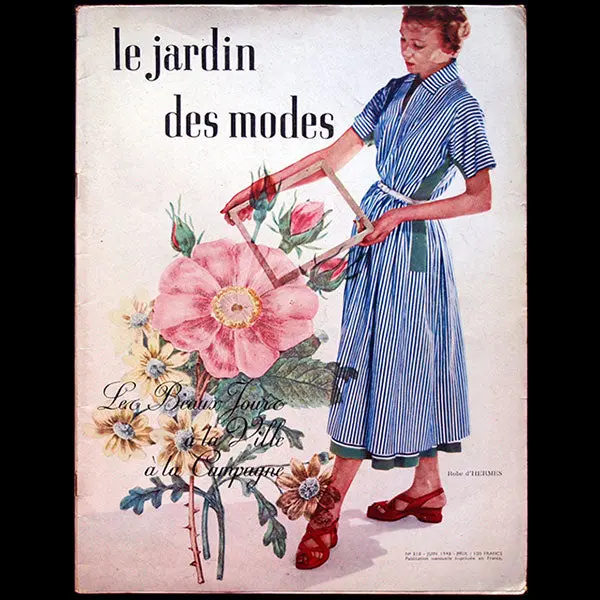 Le Jardin Des Modes, N°318, Juin 1948, Robe D'hermès 1