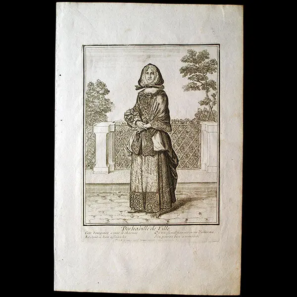 Deshabillé De Ville, Gravure De Nicolas Bonnart (Circa 1680) 1
