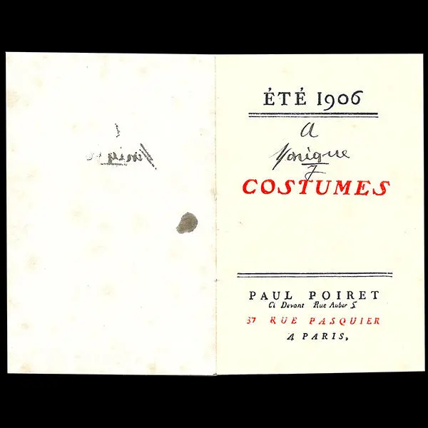 Paul Poiret : Les Costumes De L’Été 1906 2