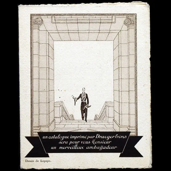 Un Catalogue Imprimé Par Draeger Frères Sera Pour Vous Monsieur Un Merveilleux Ambassadeur Par Georges Lepape (1924) 1