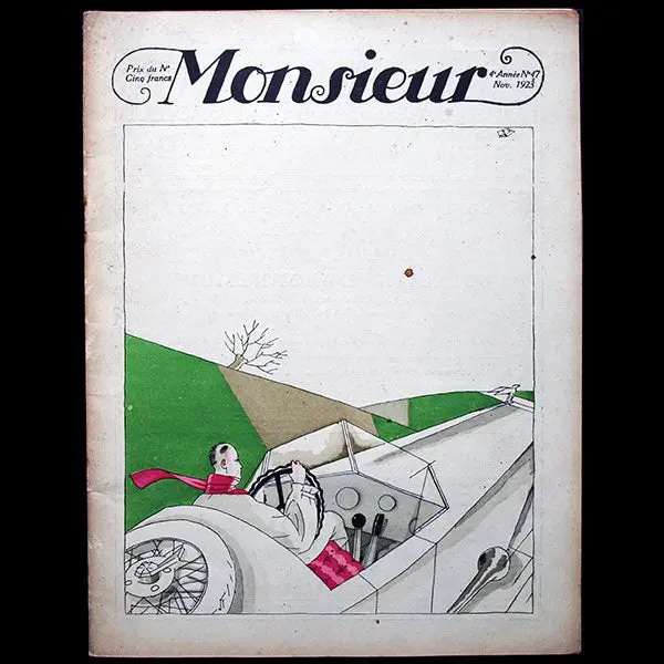 Monsieur, Revue Des Élégances, N47 (1923, Novembre) 1