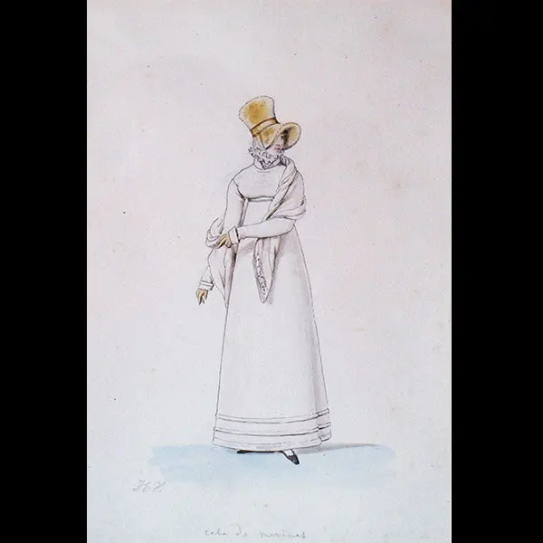 Horace Vernet - Dessin Pour Le Journal Des Dames Et Des Modes (1817) 1