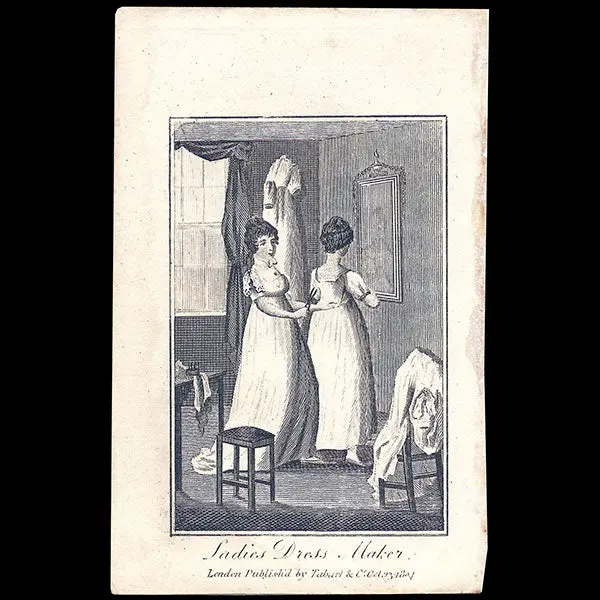 Ladies Dress Maker, Gravure Représentant Une Couturière (1804) 1