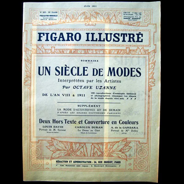 Un Siècle De Modes De L'an Viii À 1911, Figaro Illustré, Juin 1911 1