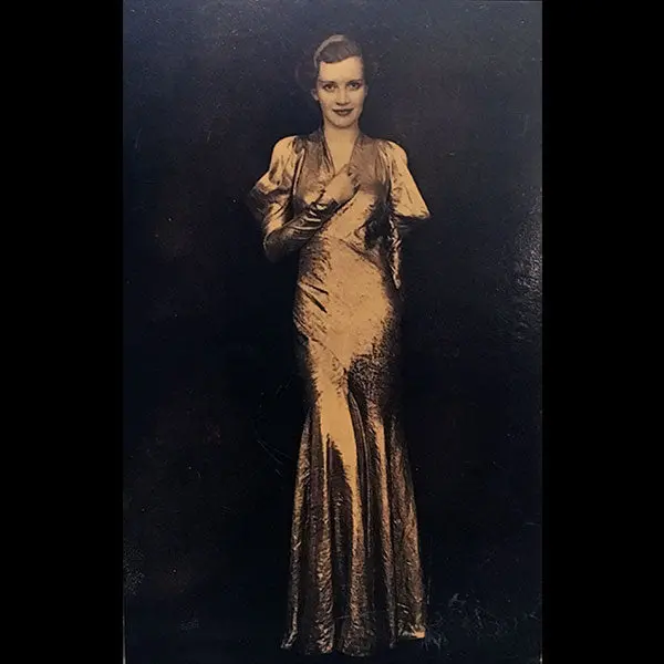 Marcel Rochas - Robe En Lamé Argent (1933) 1