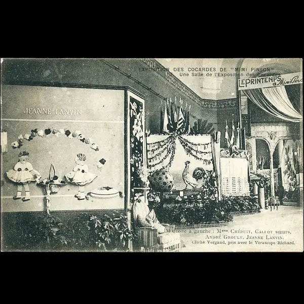 Exposition Des Cocardes De Mimi Pinson Par Chéruit, Callot, Groult, Lanvin (1915) 1