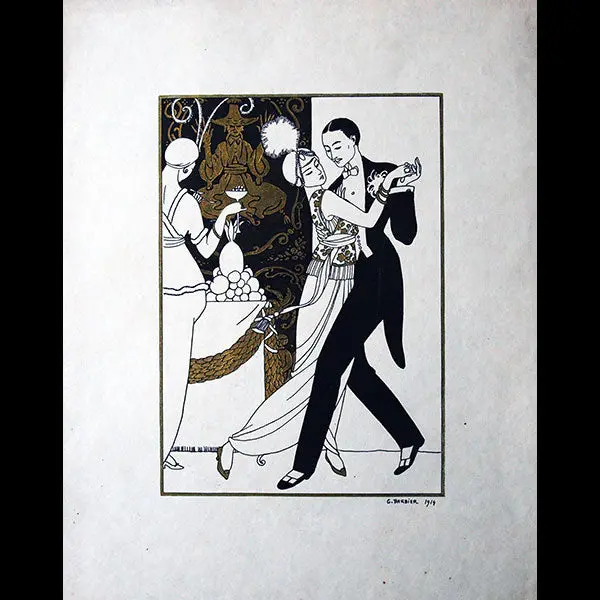 George Barbier - La Danse, Tiré À Part Pour Modes Et Manières D'aujourd'hui (1914) 1