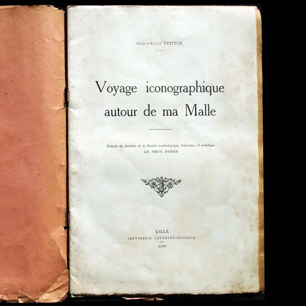 Voyage Iconographique Autour De Ma Malle De Gaston-Louis Vuitton, Exemplaire N°1 (1920) 2