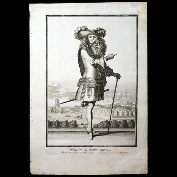 Jean Lepautre - Homme En Habit Despée (Circa 1676) 1