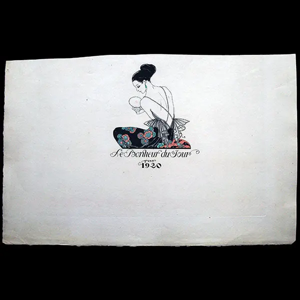 George Barbier - Le Bonheur Du Jour Ou Les Grâces À La Mode : Couverture (1924) 1