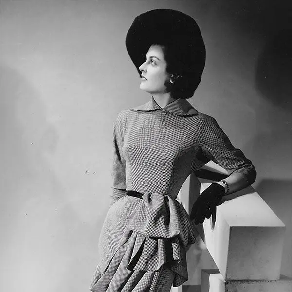 Jean Desses - Robe Flamisol, Tirage D'époque D'edgar Elshoud (1947) 2