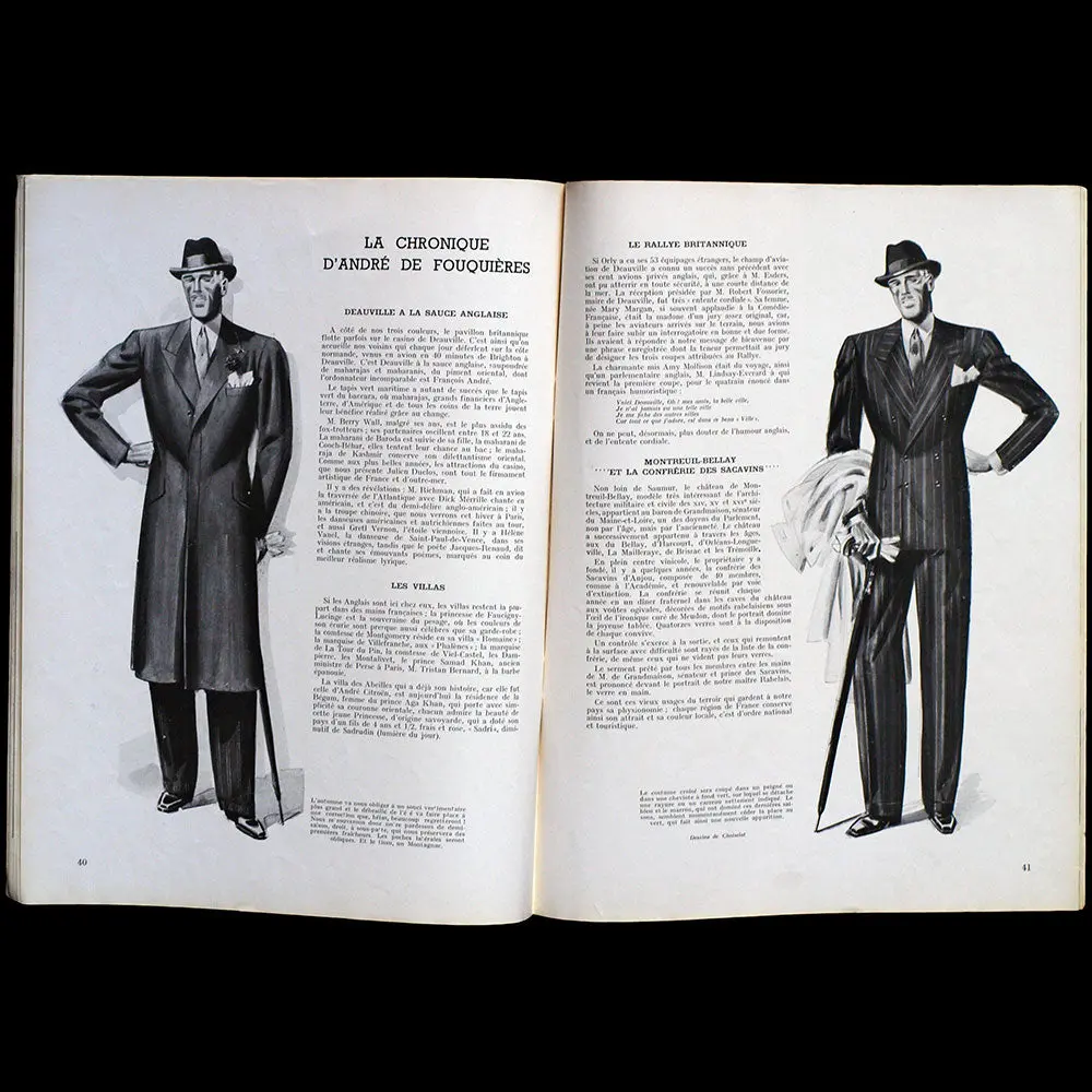 Adam, La Revue De L'homme (15 Septembre 1937), Couverture De Garretto 2