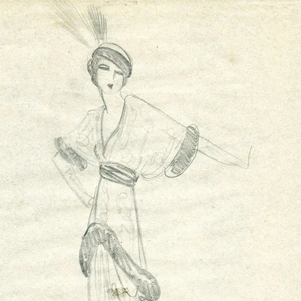Paul Poiret - Minaret, Modèle De José De Zamora Pour La Maison Paul Poiret (Circa 1913) 2