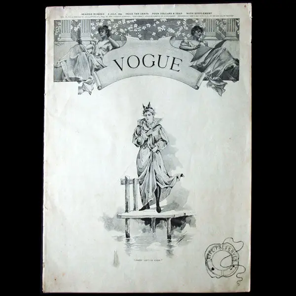 Vogue Us (8 Juillet 1893), Couverture De H. Mcvickar 1