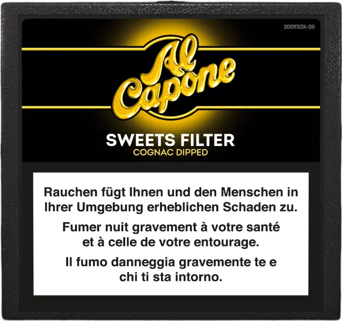 Al Capone Sweets Filter 10  Stück Kurz 1