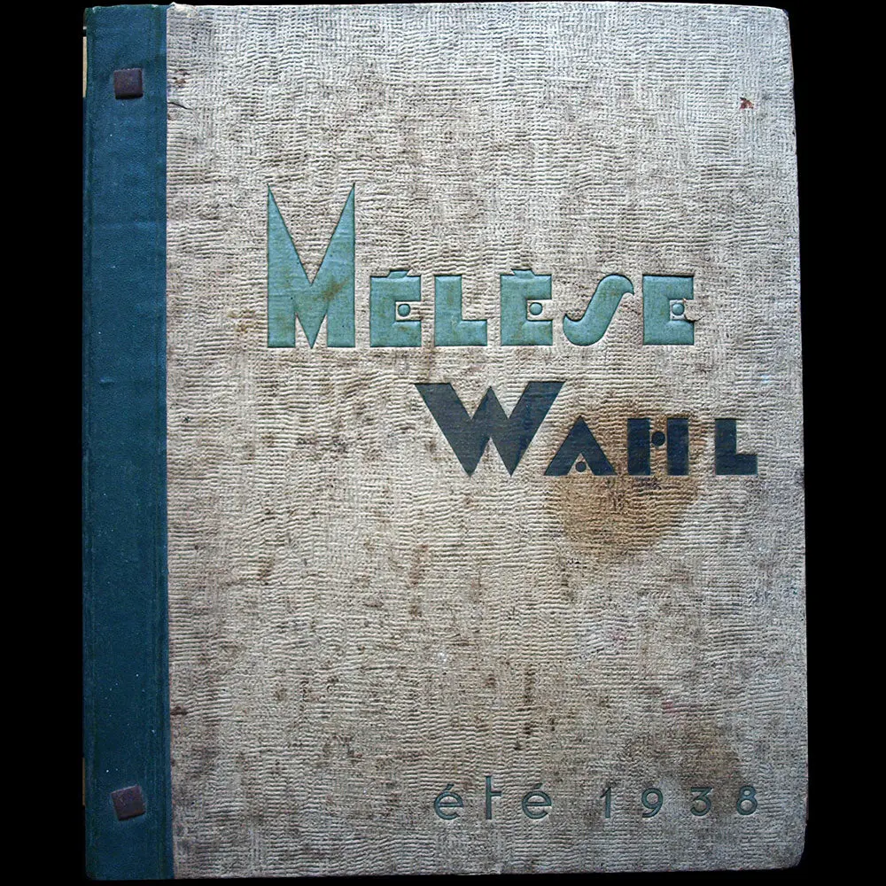 Wahl, Albert Mélèse & Cie - Créations Et Nouveautés, Album De Présentation De Tissus, Été 1938 1