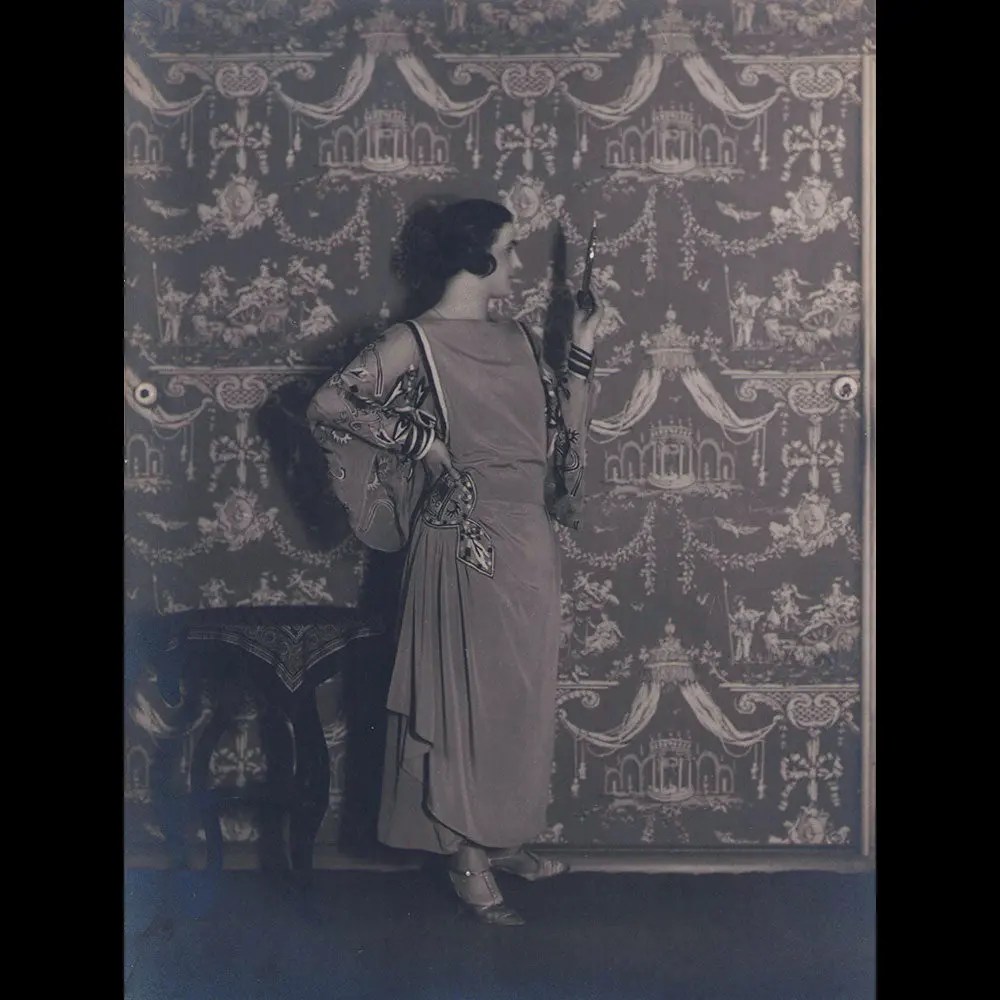Alice Bernard - Robe, Photographie De Talma (1920S) 1