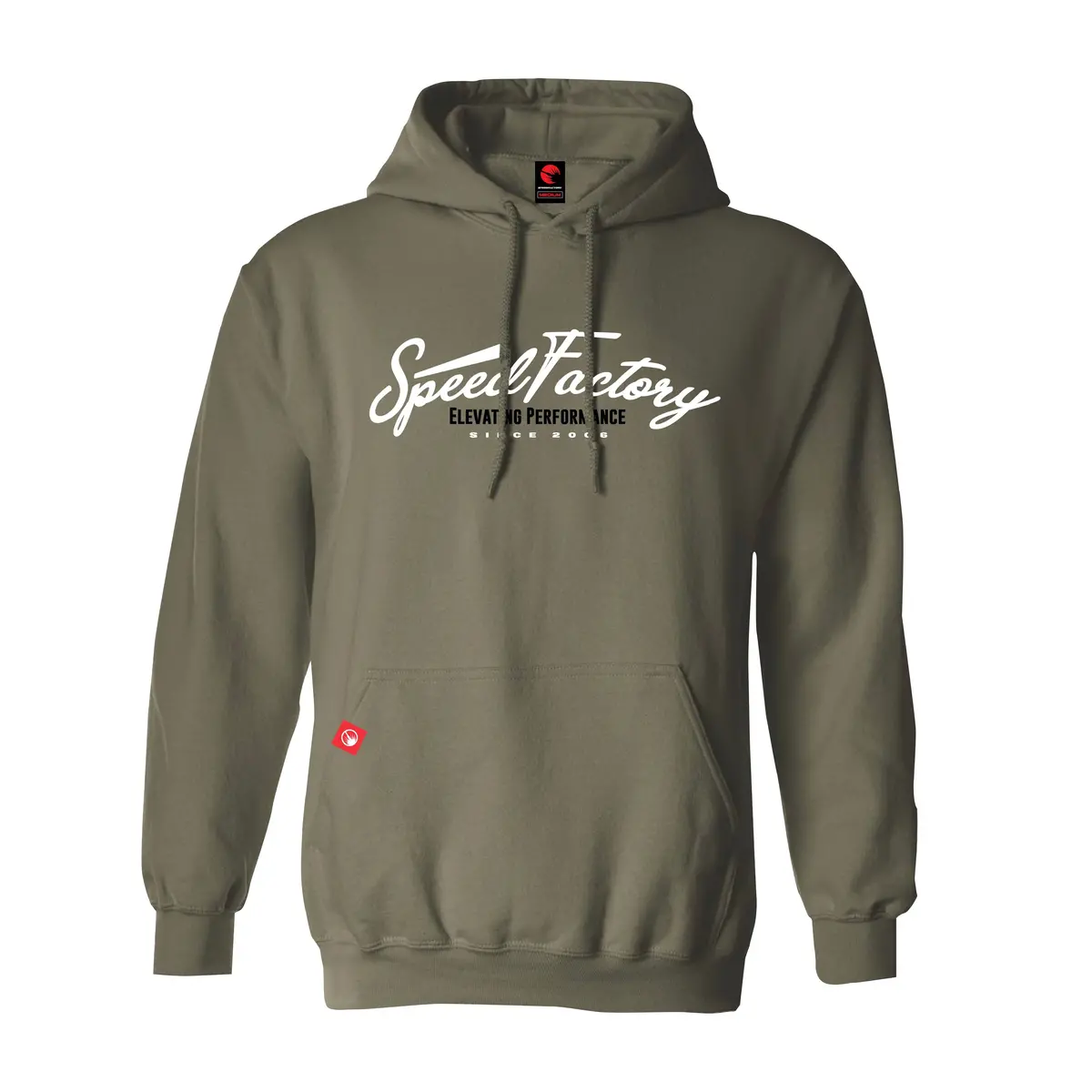 Speedfactory Racing "Elevating Performance" Hoodie (Army Green) 1