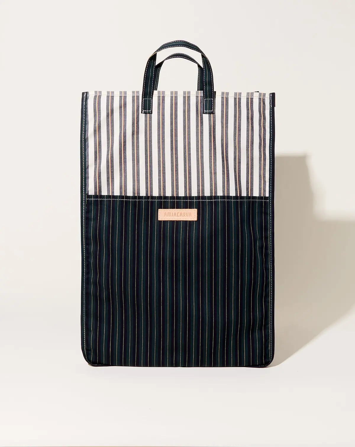 Easy Bag L In Navy Stripe 1
