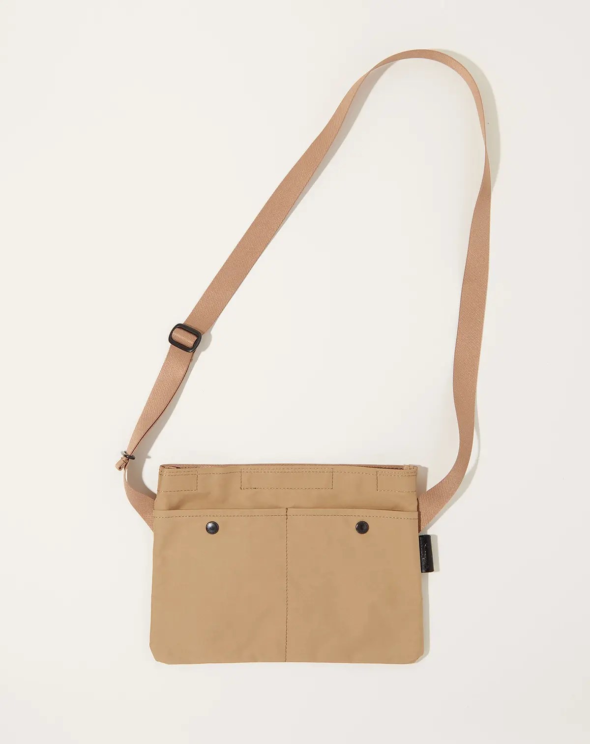 Gabardine Sacoche In Beige 1
