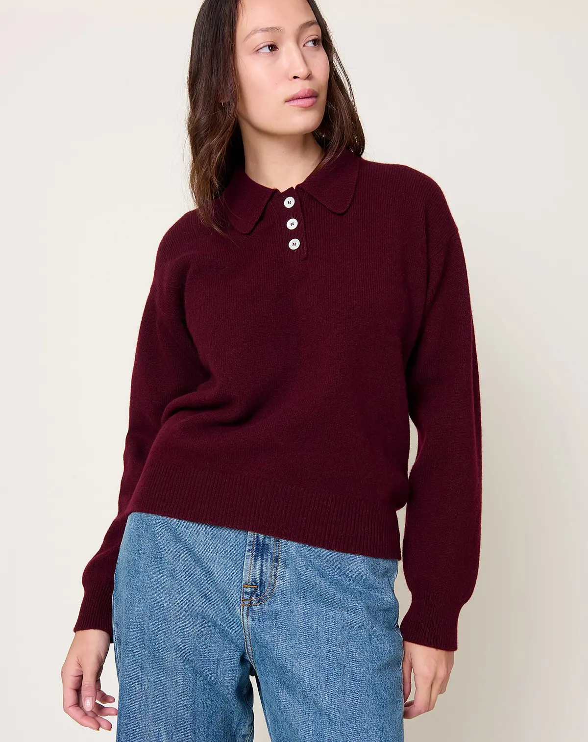 Edith Polo In Burgundy 1