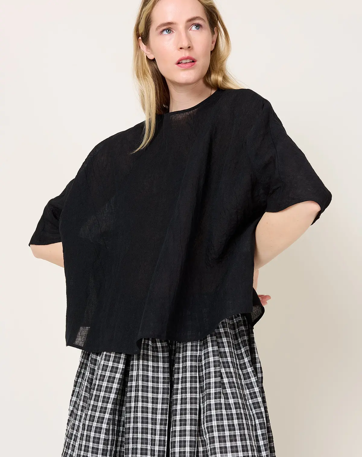 Linen Shirt In Black 1